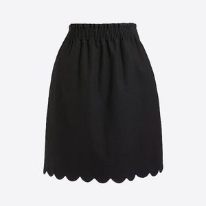 J Crew Sidewalk Skirt (Scalloped and Straight)